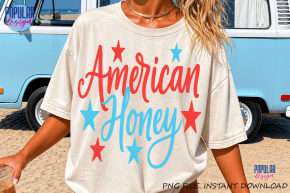 American Honey PNG Meets Patriotic Retro PNG: Versatile Digital Assets for Creative Professionals and DIY Enthusiasts