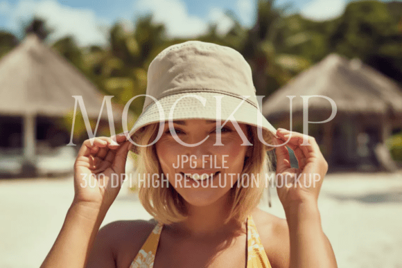 Beige Bucket Hat Mockup: A Practical Tool for Clean, Professional Design Presentation