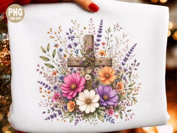 Christian Floral Cross PNG Jesus Cross: A Versatile Digital Asset for Faith-Inspired Creativity