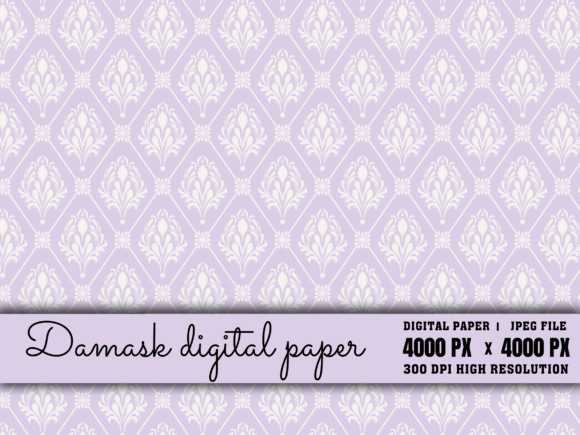 Damask Digital Paper Background: A Practical Guide for Designers and Crafters