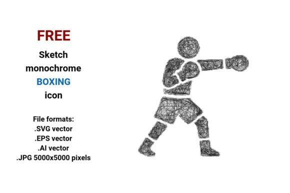 FREE Sketch Boxing Icon for Designers & Creators