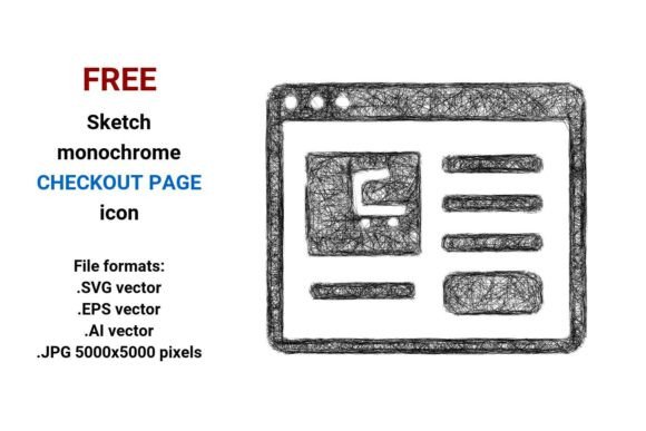 FREE Sketch Checkout Page Icon: A Practical Resource for UI Designers and Developers