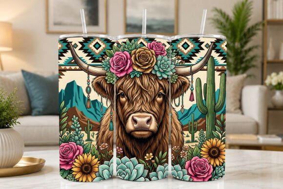 Highland Cow Sublimation Tumbler: A Practical Design Asset for Makers and Small Businesses