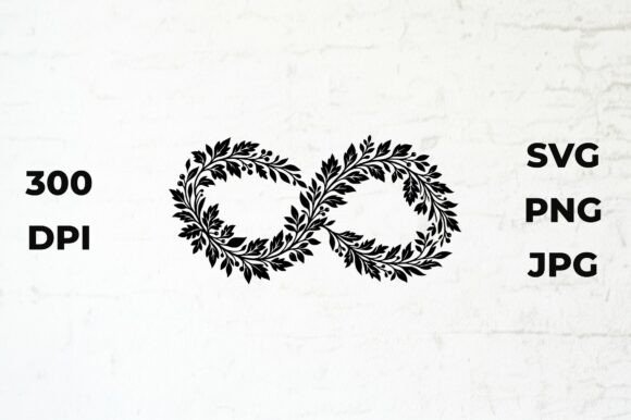 Infinity Symbol Vector Silhouette Design