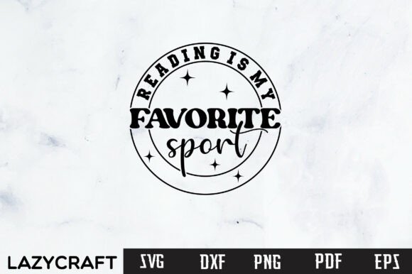 READING is MY FAVORITE SPORT SVG, FUNNY