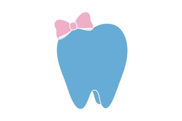 Sparking Oral Tooth Vector Design