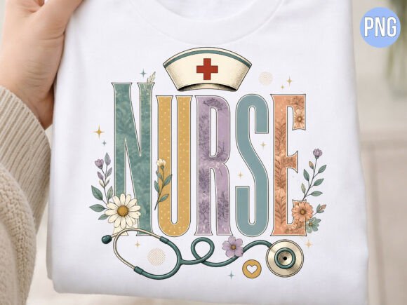 Vintage Floral Nurse Stethoscope PNG: A Strategic Creative Asset for Modern Health-Centered Design
