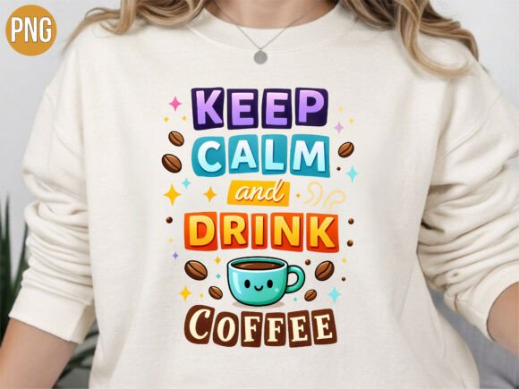 Why the Keep Calm and Drink Coffee PNG T-shirt Design Is a Strategic Asset for Creators and Businesses