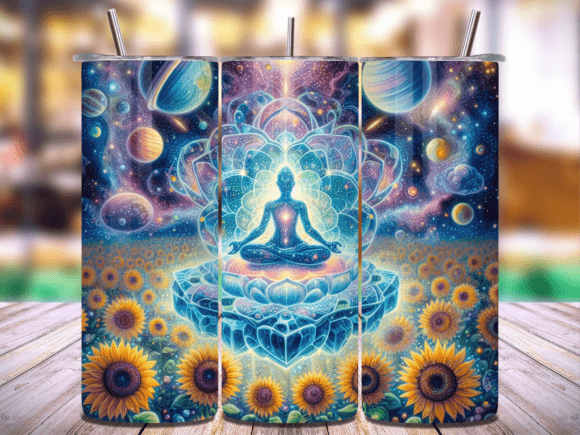 Yoga Meditation 20oz Tumbler Wrap Vol.9